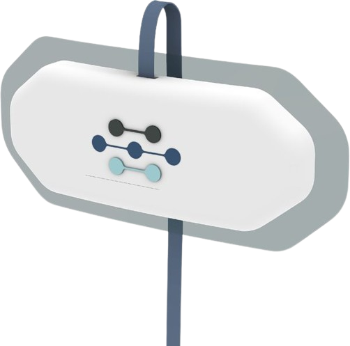 Kihleos biosensor, der monteres i et inkontinensprodukt